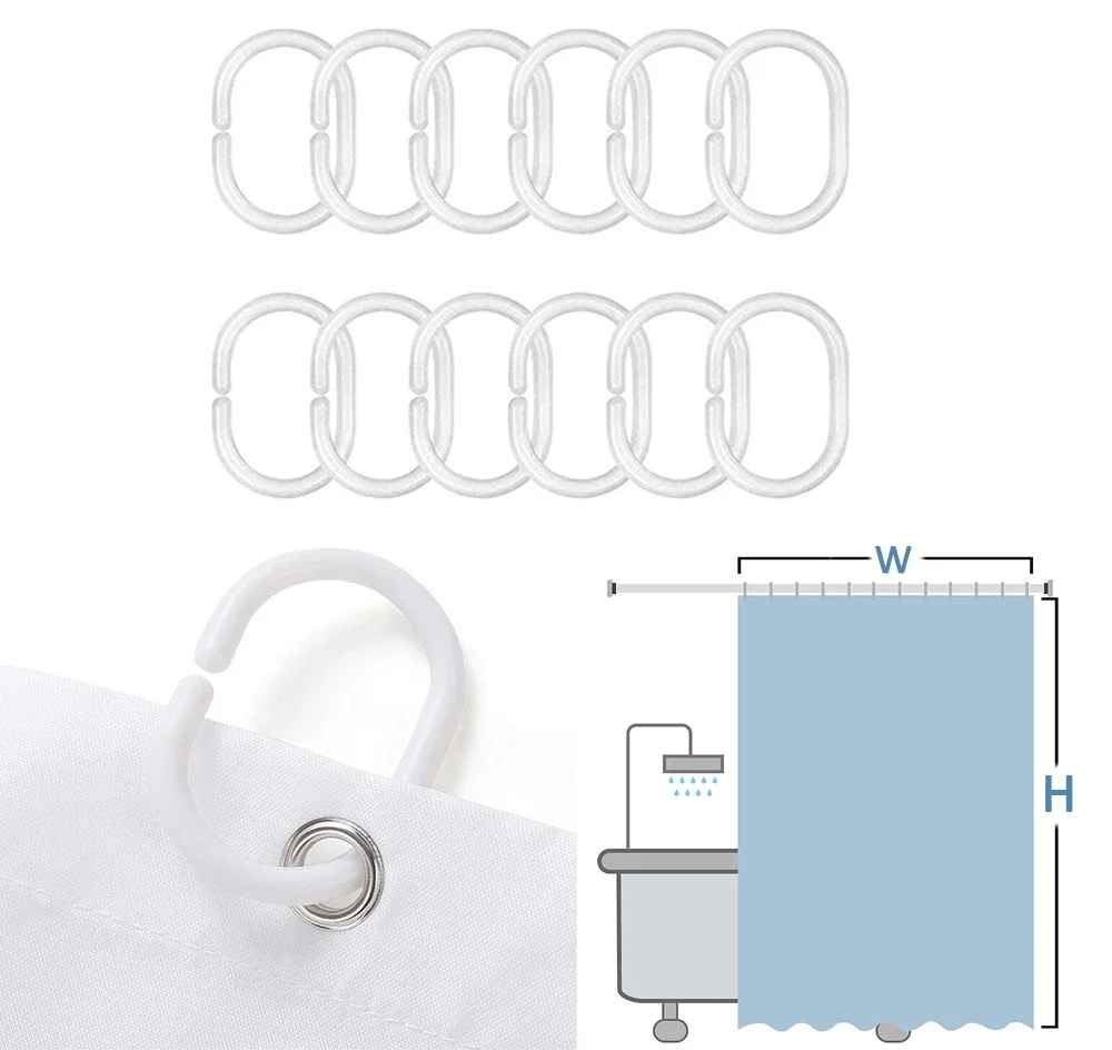 VIKAMA Simple Style Luxury-Type Shower Curtain Decoration - Cartoon Dog Shower Curtain Partition Curtain - Home Decoration - view 5