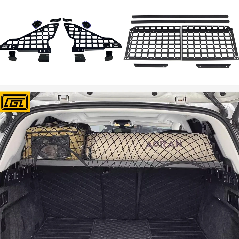 

CGZ Molle Panels Fit For BMW X5 2019 2020 2021 2022 2023 2024 Rear Trunk Shelf Storage Cargo Organizers Racks