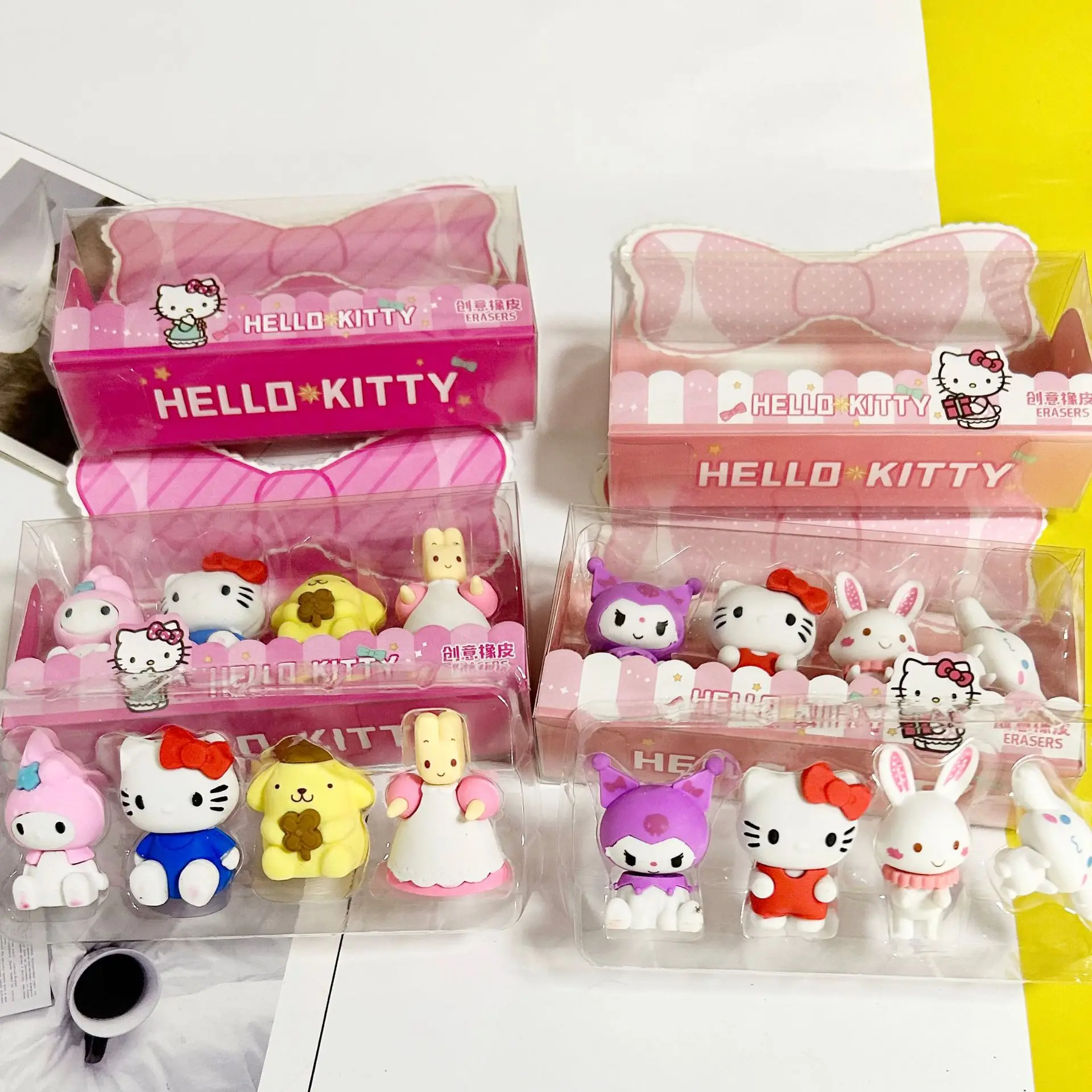 

1/2PCS Sanrio Kuromi Eraser — Mess-Free Fun Eraser, Detachable Student Stationery