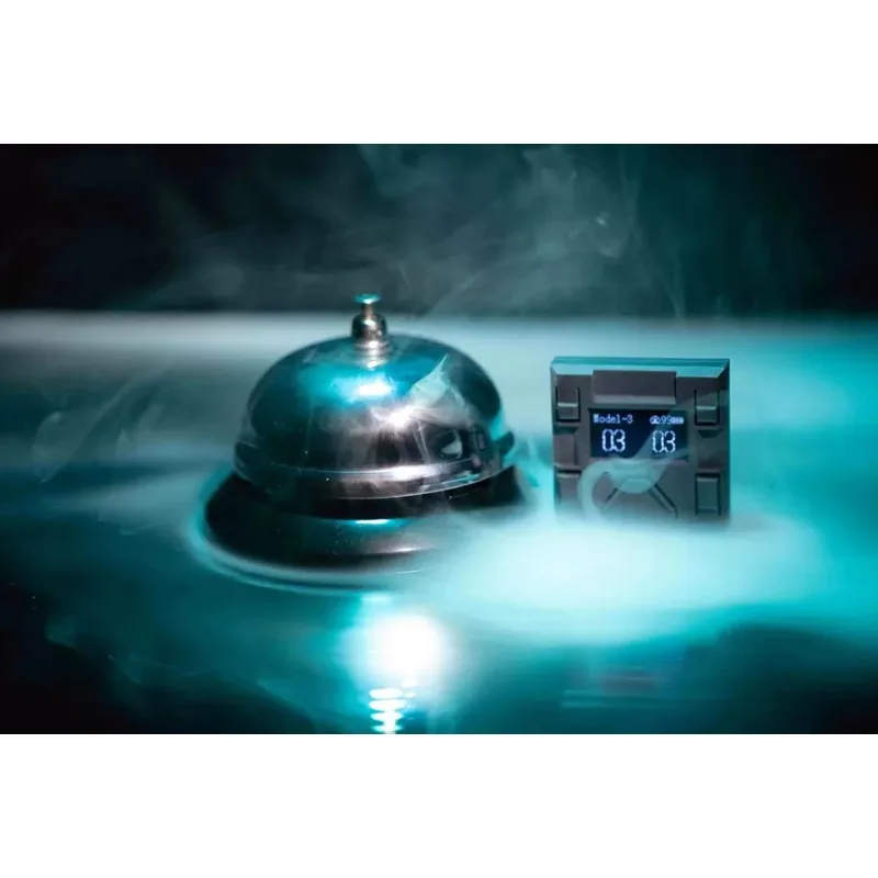 Magic L Bell Pro By Long Long Wireless Remote Bell Visible Ringing Bell Custom Delay Multi-Ring Control Magic Tricks Mentalism