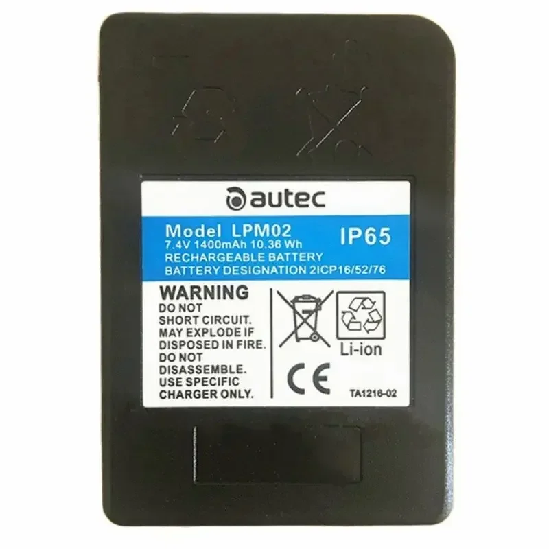 1 Pcs LPM02 7.4V Remote Control Lithium Battery Accessorie Industrial Remote Control Battery 1400mAh 10.36WH Batteries Packs
