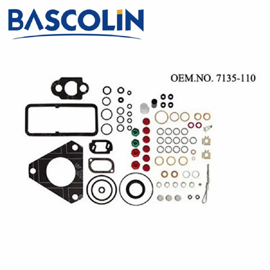 BASCOLIN Pump Repair Kits 7135-110 Gasket Kit CAV Tractor Pump Kit for Ford Massey Ferguson Dpa Injector Pump Kit 3000 4000 7600