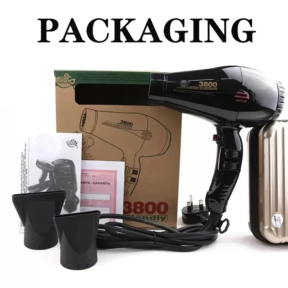 3800 Original Professional Blow Dryer Hair Machine Hair Care Negative Ion Hot and Cold Air 1600W Powerful Hair Dryer High Speed