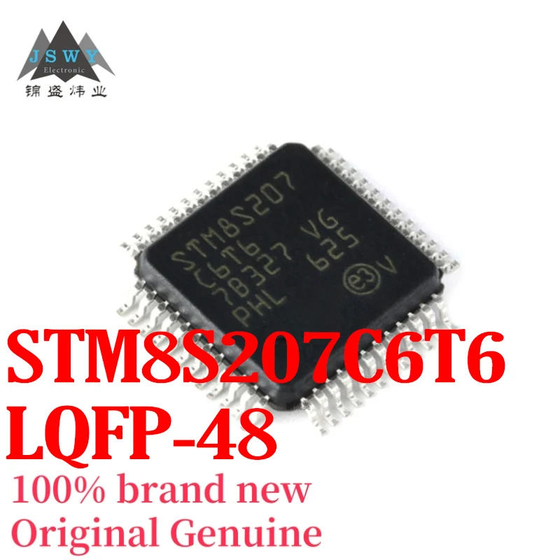 

(10/50 pieces) STM8S207C6T6 LQFP-48 Microprocessor IC Chip, Brand New Original, Free Shipping