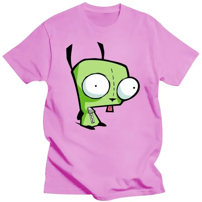 invader zim tee dog robot nicktoon nicktoons cartoon cartoons scene 2000s New Gir - Hoodie () T shirt summer
