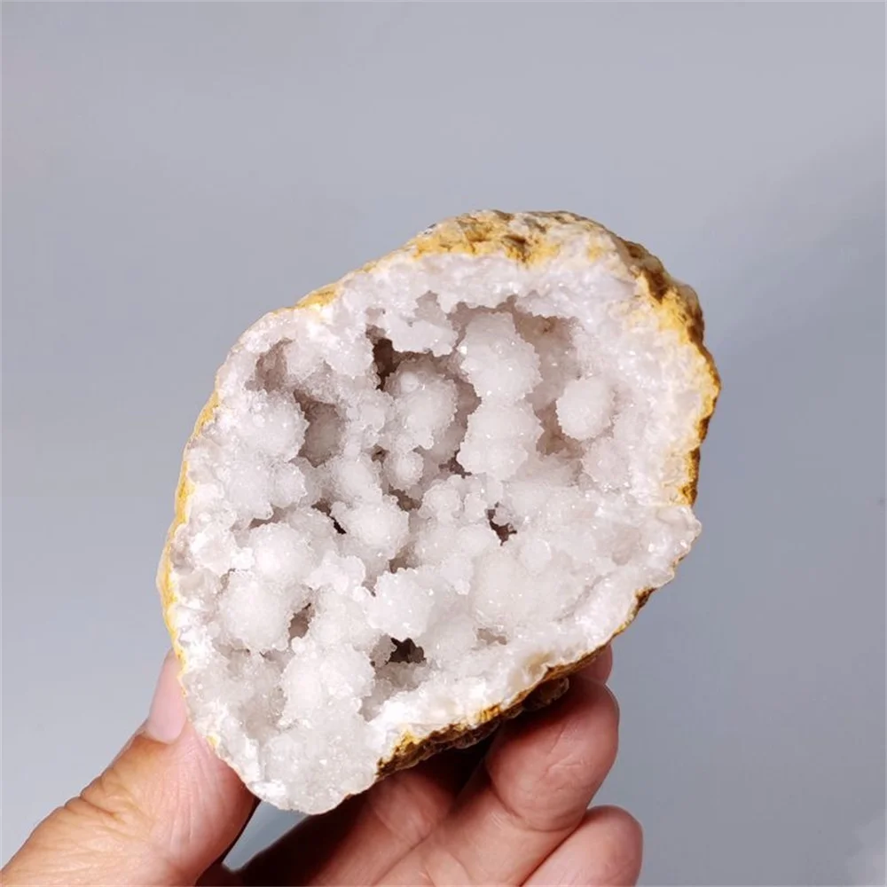 Natural Crystals Agate Geode Unopened Raw Mineral Healing Crystals Stone Fun Study Teaching Specimen Collections