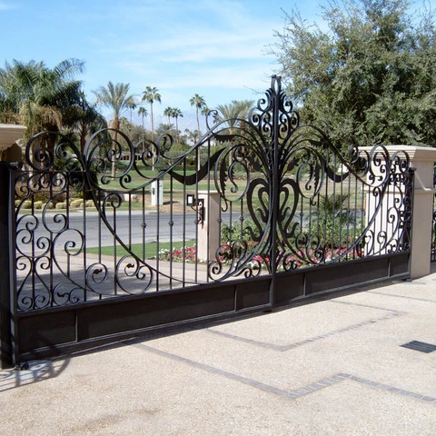 Iron Gate Driveway Gate Entrance Main Wrought Iron Gates Designs Luxury Double House Garden Security Grill Design Sliding Swing