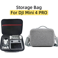 For DJI Mini 4 Pro Drone RC2/RC-N2 Remote Controller Storage Bag Poratable Carrying Case Protect Box Shoulder Handbag Accessory