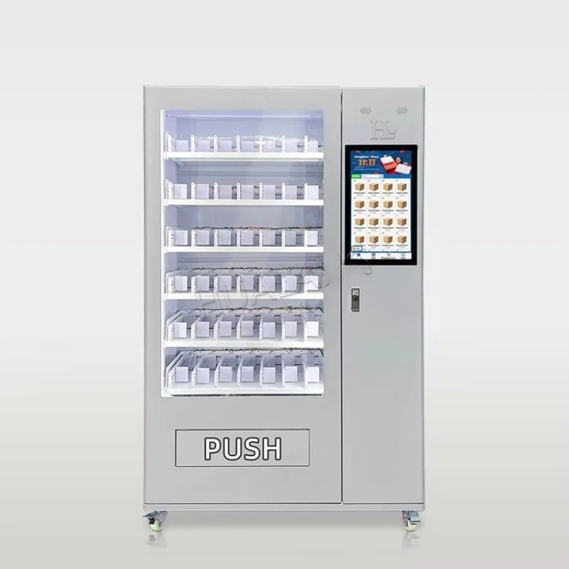 FOODLINE Customized Remote Monitoring Beverage Vending Machine Smart Pusher-type Vending Machine for Drinks and Snacks