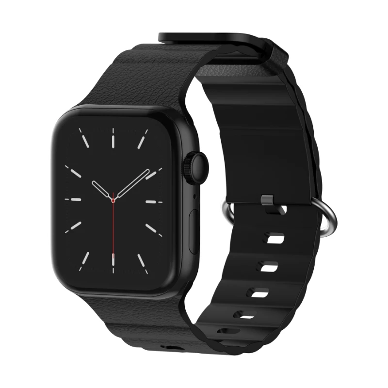 Wave Pattern Strap for Apple Watch Band Ultra 49mm 45mm 44mm 42mm 41mm 38mm iWatch Series 9 8 7 6 SE 5 Adjustable Bracelet Band