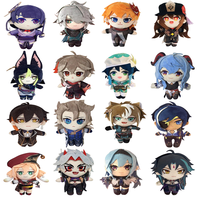 Genshin Impact Zhong Li Xiao Wanderer Xiangling Aether Baizhu Kaveh Qiqi Jean Beidou Plush Doll Children Christmas Gifts 20cm