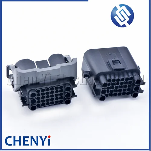 Imagen 2 del producto Conector impermeable ECU automático macho o hembra de 36 pines, enchufe de montaje de arnés de faro de radar de motor 1743062 -2 1743059 -2