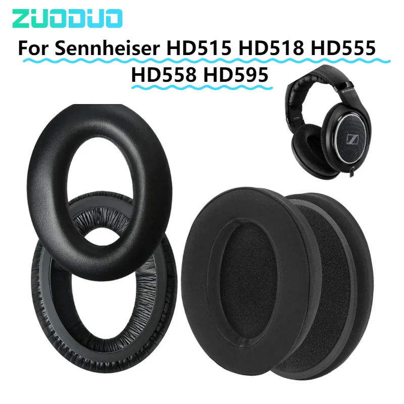 

Replacement Ear pads ear cushion cover or Headband for Sennheiser HD515 HD518 HD555 HD558 HD595 Wireless Gaming Headset