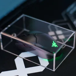 Acrylic Computer Mouse Dust Cover Transparent Air Cover Home Office Gaming Mouse Dust Cover Dustproof And Water-Proof