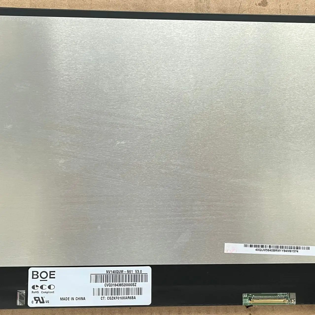 

14.0''inch 4K UHD 3840*2160 NV140QUM-N61 Laptop LCD LED Screen Display Panel