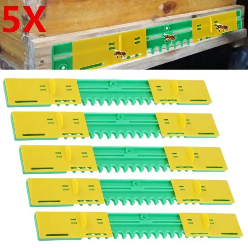 5Pcs Beekeeping Box Beehive Doors Plastic Entrance Disc Bee Nest Gate 31.5x4cm Hot High Quality Durable Popular