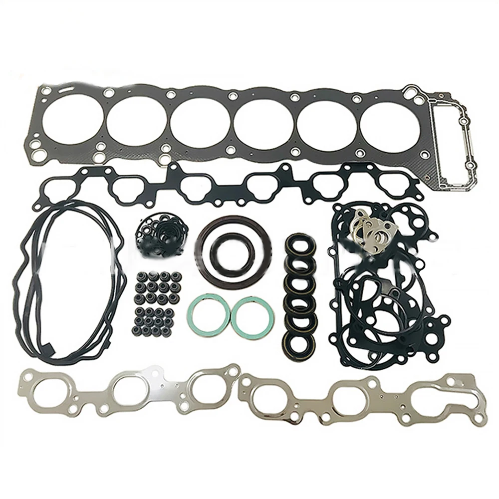 1FZ-Electronic Injection Engine Overhaul Rebuilding Gasket Set 04111-66035 For Toyota Land Cruiser J7 J8 FZJ80 FZJ78 4.5