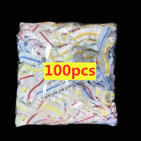 Disposable Colorful Cling Film Cover Food Grade Fresh-keeping Plastic Bag Dust Elastic Cover Kitchen Refrigerator Accessories