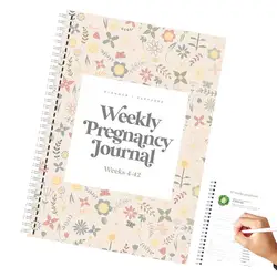 My Pregnancy Journal Weekly Pregnancy Organizer Pregnancy Journal Memories Book Expecting Moms Calendar Pregnancy Weekly Monthly