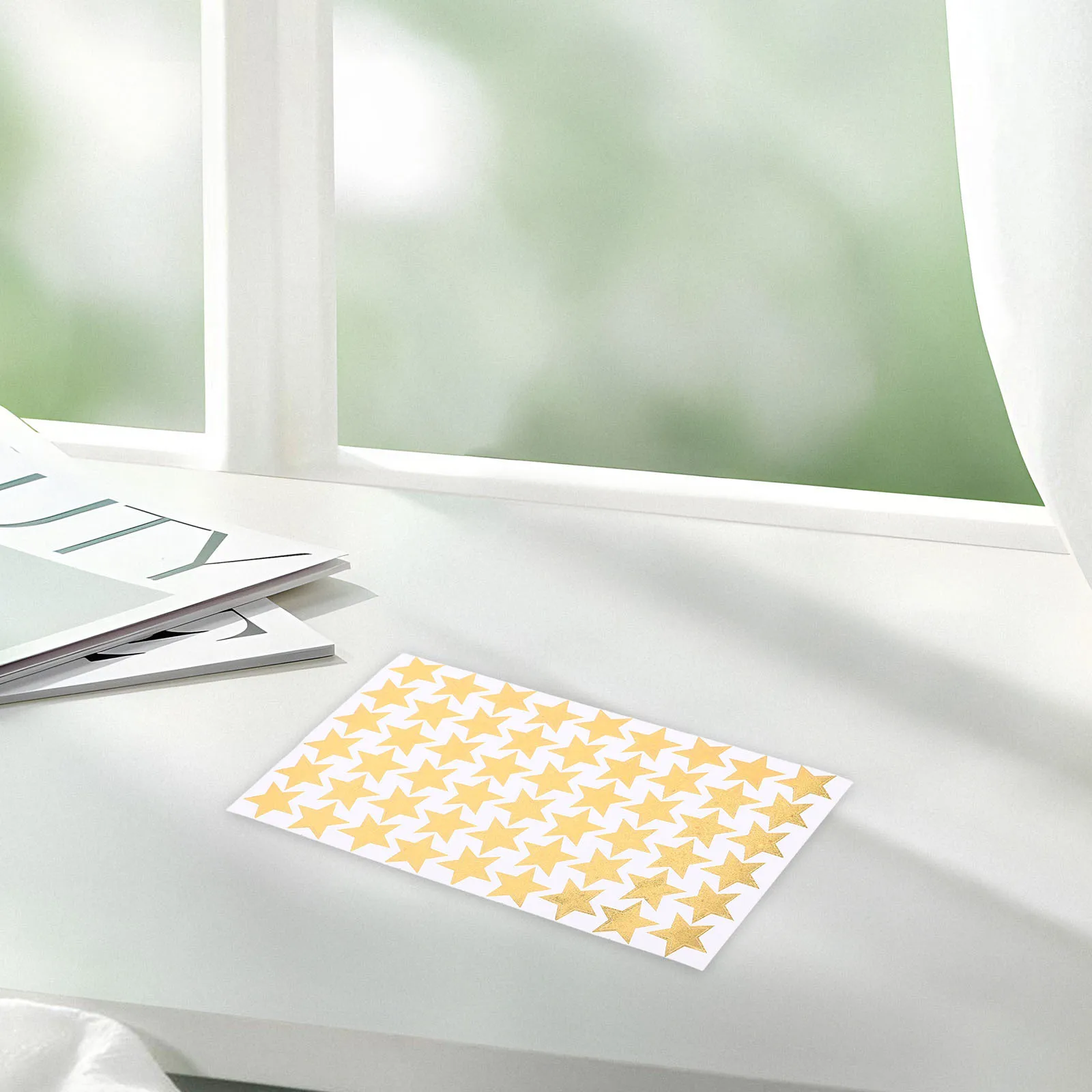 

5 Sheet Reward Star Stickers Small Colorful Stars for Student Planning Behavior Chart Classroom Stickers