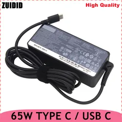 20V 3.25A 65W USB typu C zasilacz ładowarka dla Lenovo Thinkpad X1 węgla jogi X270 X280 T580 P51s P52s E480 E470 S2 laptopa