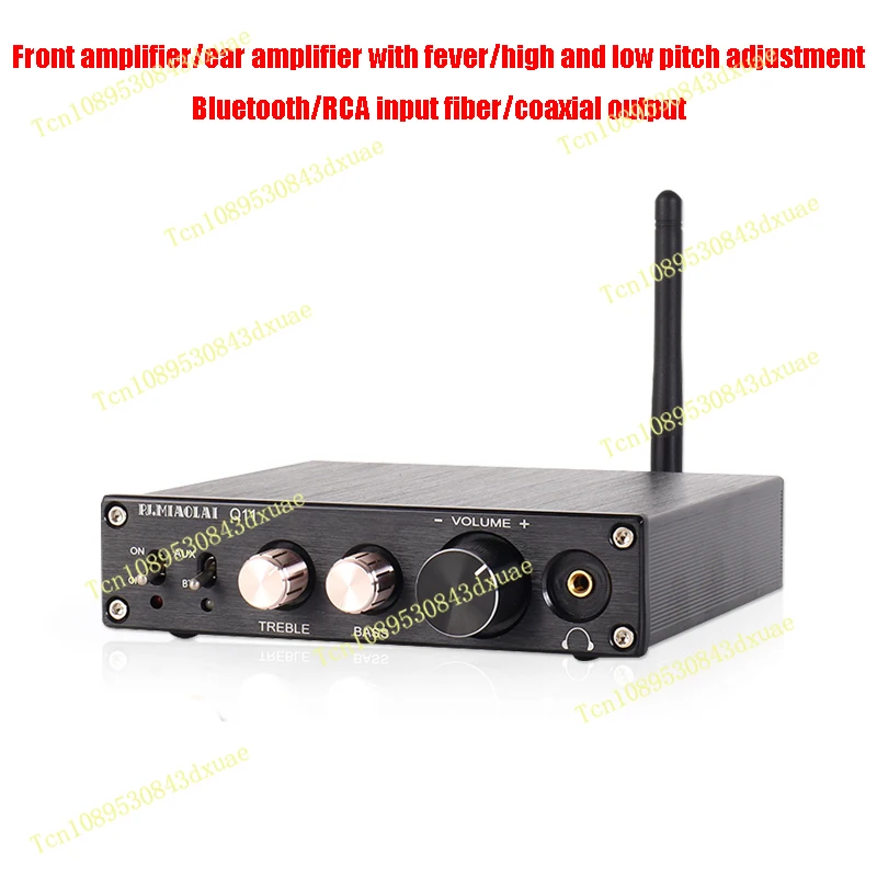 

Multifunctional Preamp Audio Amplifier Wireless Bluetooth Digital Optical Coaxial Output HIFI Decoder High and Bass Adjustment