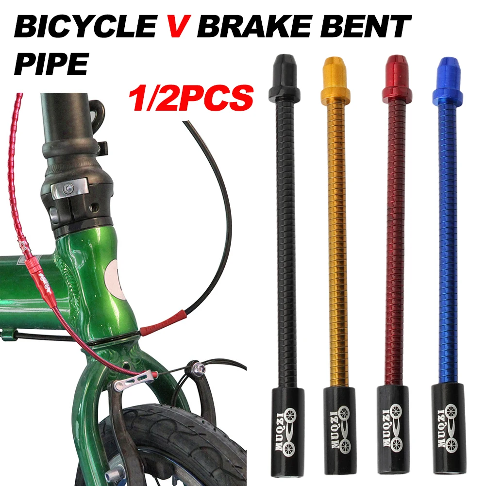 Bicycle V Brake Noodle Aluminum Alloy V-brake Guide Pipe Cable Guide Flexible Liner Mountain Foad Folding Bikes Accessories