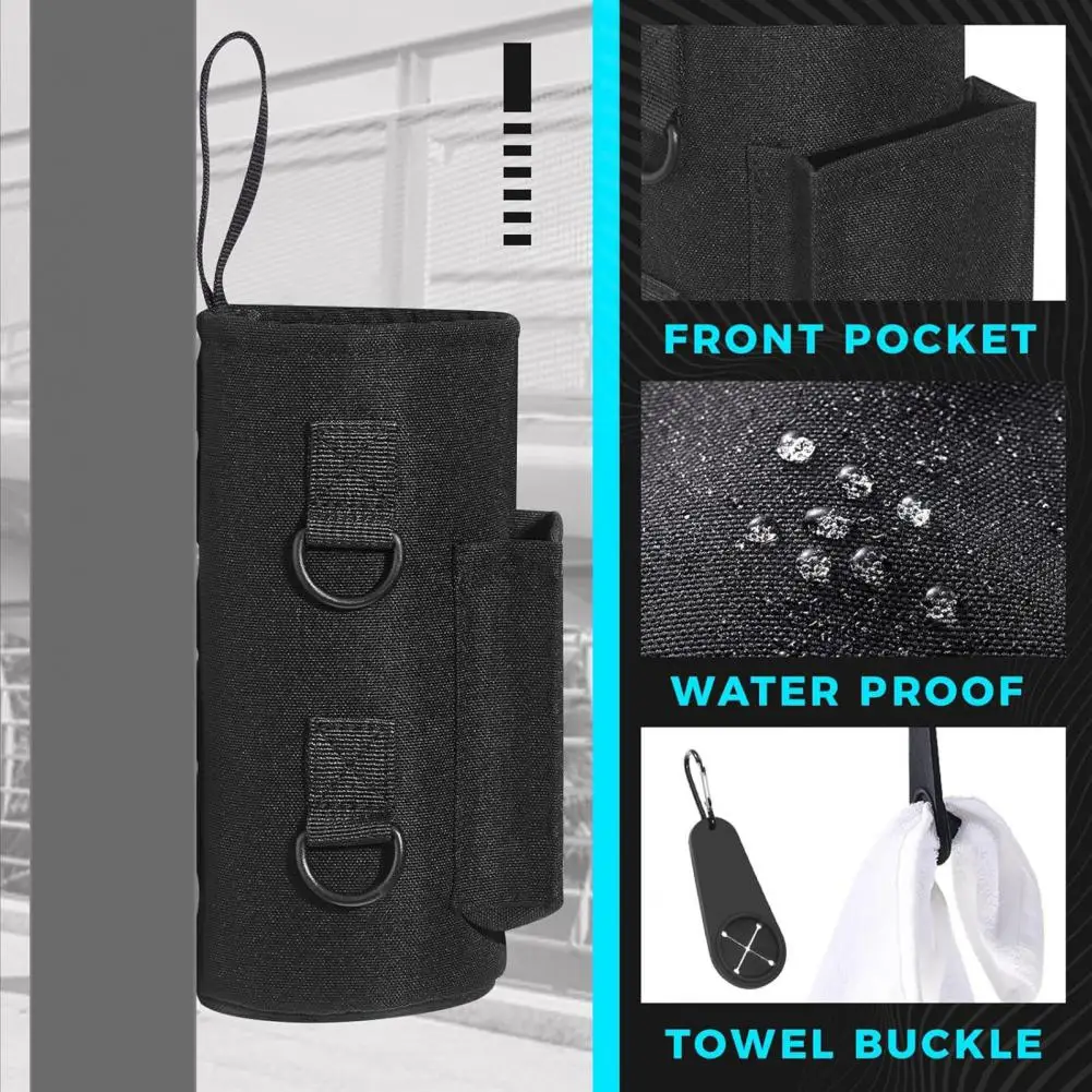 Water Bottle Carrying Bag Magnetic Water Bottle Pouch with Adjustable Strap Outdoor Sports Water Bottle Holder Gym for Active