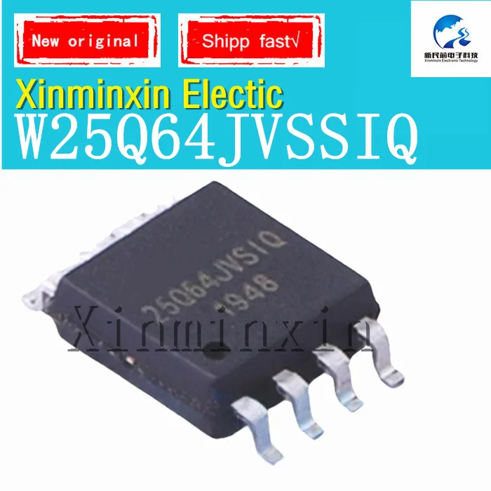 1-10pcs/Lot W25Q64JVSSIQ 25Q64JVSIQ SOP SOIC-8  IC Chip 100% New  Original In Stock