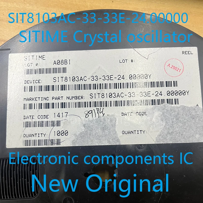 

New Original SIT8103AC-33-33E-24.00000 SIT8103AC-33 SIT8103AC SIT8103 High Performance 1-110 MHz Oscillator 3.3V, 24MHz SMD4