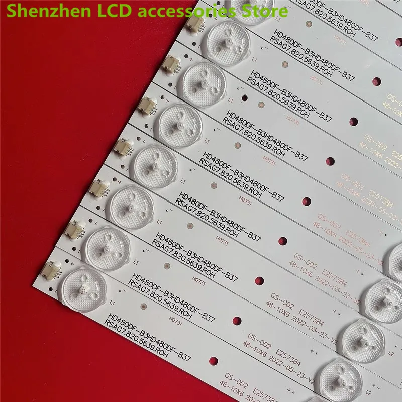 FOR NS-48D510NA15 Hisense LED48K20JD RSAG7.820.5639 HD480DF-B37 53CM 6LED  100%NEW  LED backlight strip