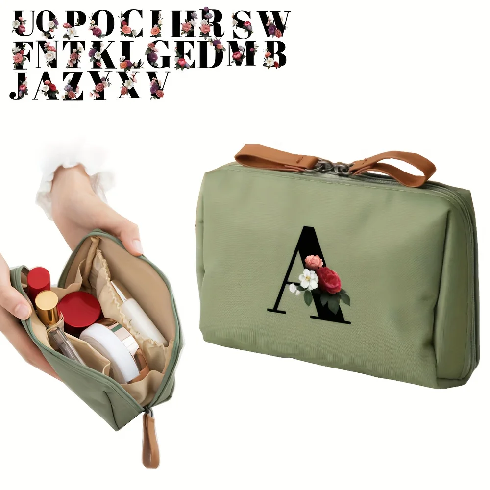 1 Stück multifunktionale Aufbewahrungstasche für Damen, modische Make-up-Tasche, tragbare Reise-Kulturtasche, geeignet für Geschäftsreisen und Reisen – Detail 5
