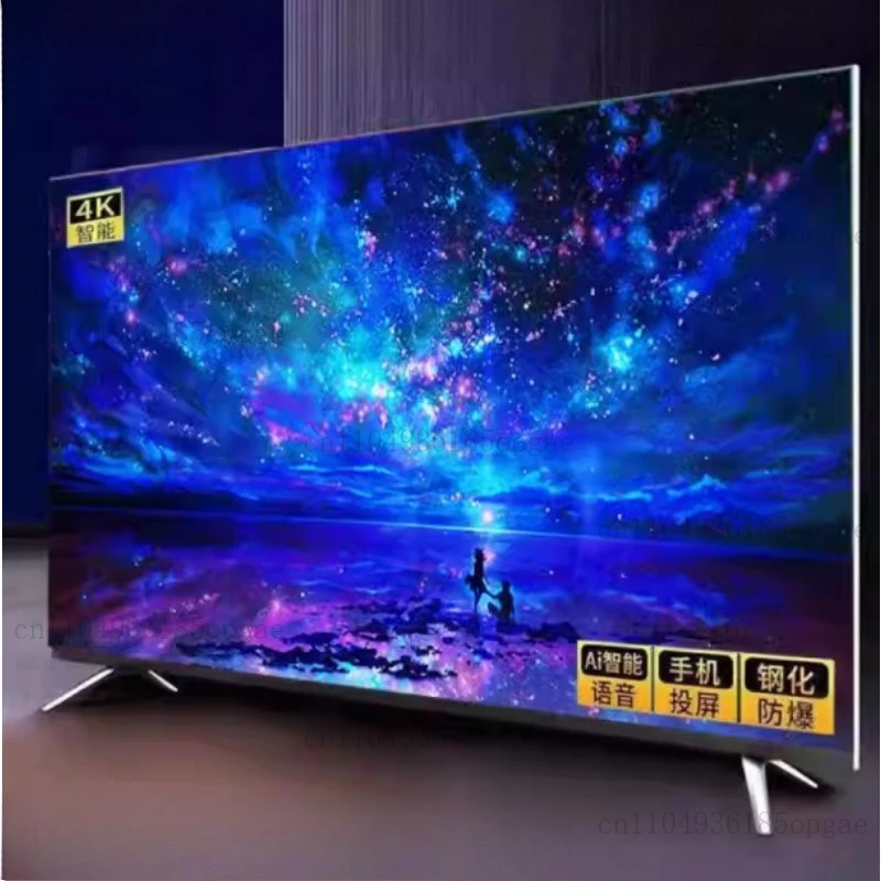 "TV inteligente sin marco de 85 pulgadas 8K Ultra HD, TV Android AI con control de voz, HDR10+, para entretenimiento de cine en casa en la sala de estar"