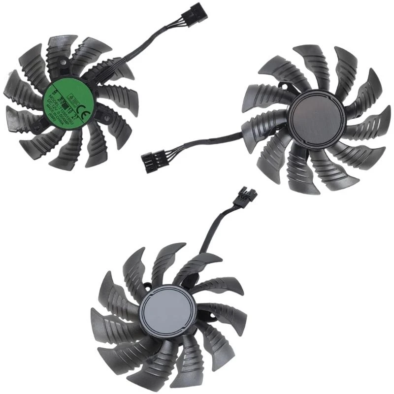 4PIN 12V GPU Охлаждающий вентилятор 82 мм T129215SU для RTX3070TI 3080 3090.