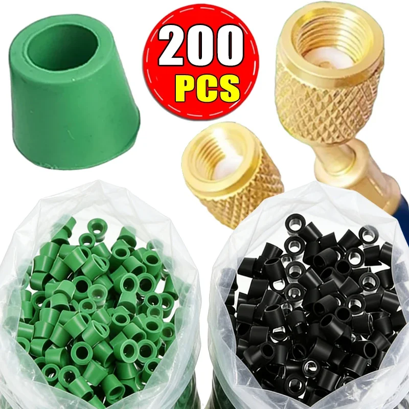 50-200PCS 1/4'' AC Charging Hose O-Ring High Pressure Resistant Rubber Seal Car System Manifold Repair for Toyota Honda Ford