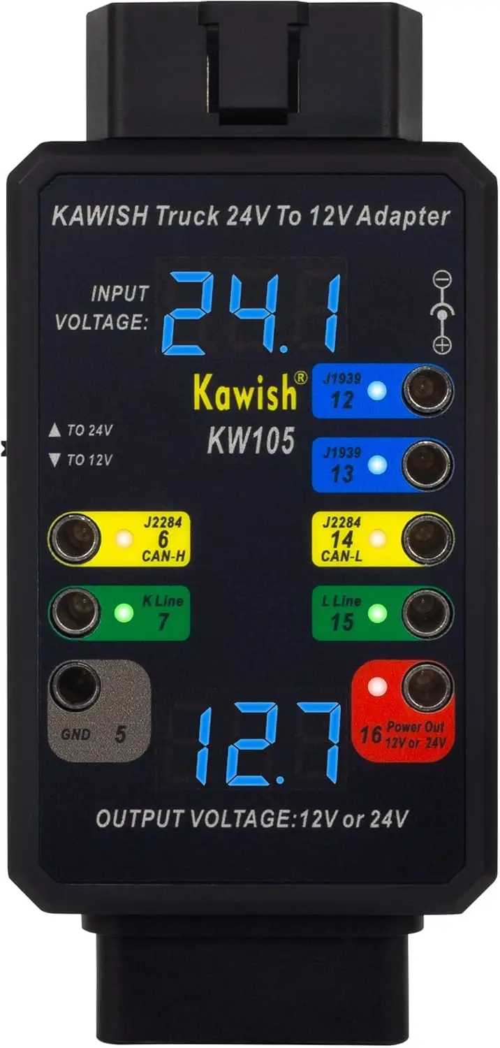 

OBD2 Breakout Box, 16-Pin CAN Bus Test Tool for Car ECU Diagnosis & Programming