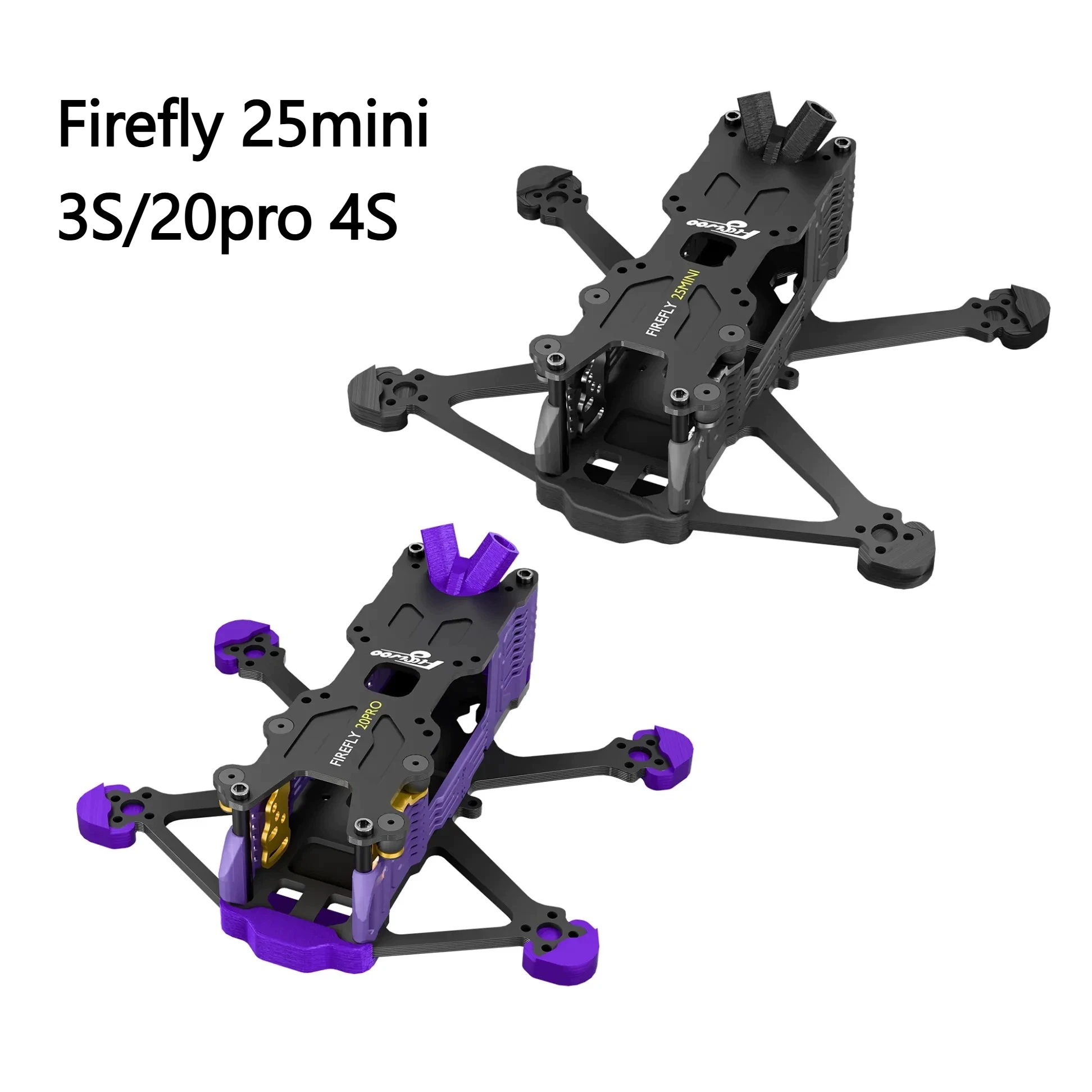 

Комплект для сборки Micro Firefly 25mini 3S/20pro 4S: легкая и прочная рама, набор аксессуаров для стабильного полета, мини-рама для FPV