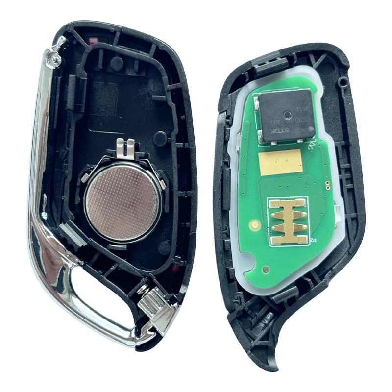 AK097002 OEM PCB Board For MG ZS Smart Remote Key 3 Button 433MHz 47 Chip With Uncut Blade