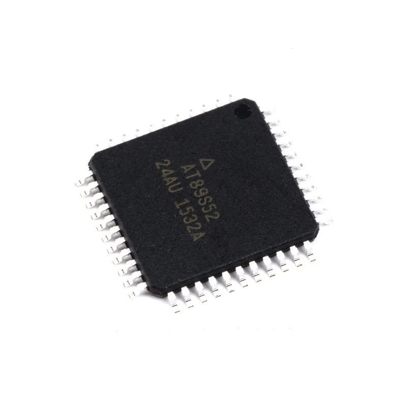 1 pc Genuine Original AT89S52-24AU TQFP44 SMD 8-bit Flash 8051 Microcontroller, for electronics DIY circuit board development ex