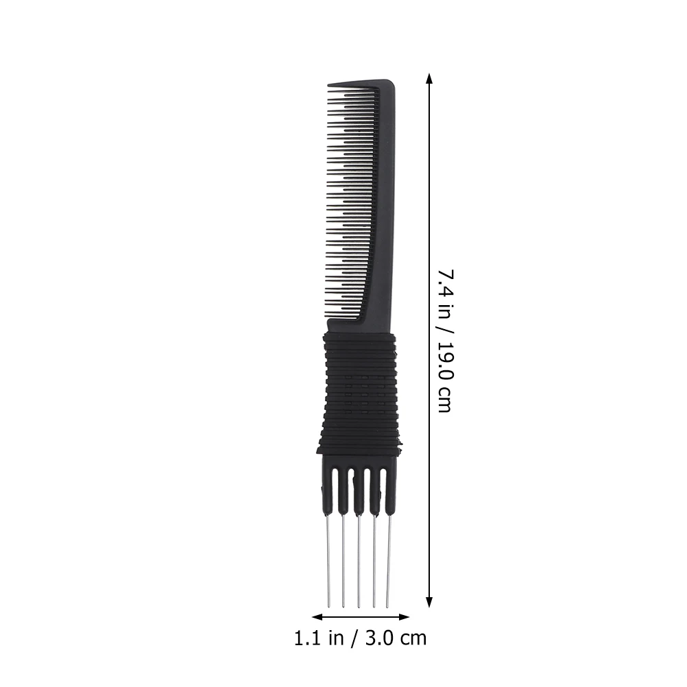 

6pcs Multi-Function Teasing Comb Hairdressing Tool Smooth Hair Growth Professional Hair Pick Portable Styling Accessory For