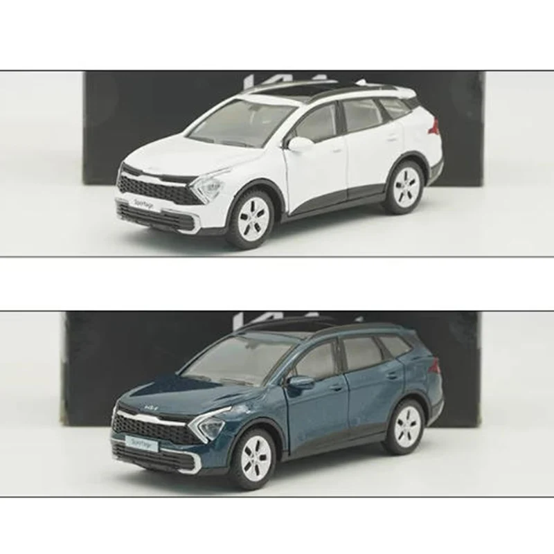 

Масштабная модель автомобиля Sportage 1:38 из сплава, статическая, коллекционная, для демонстрации, игрушка, подарок, сувенир, украшение