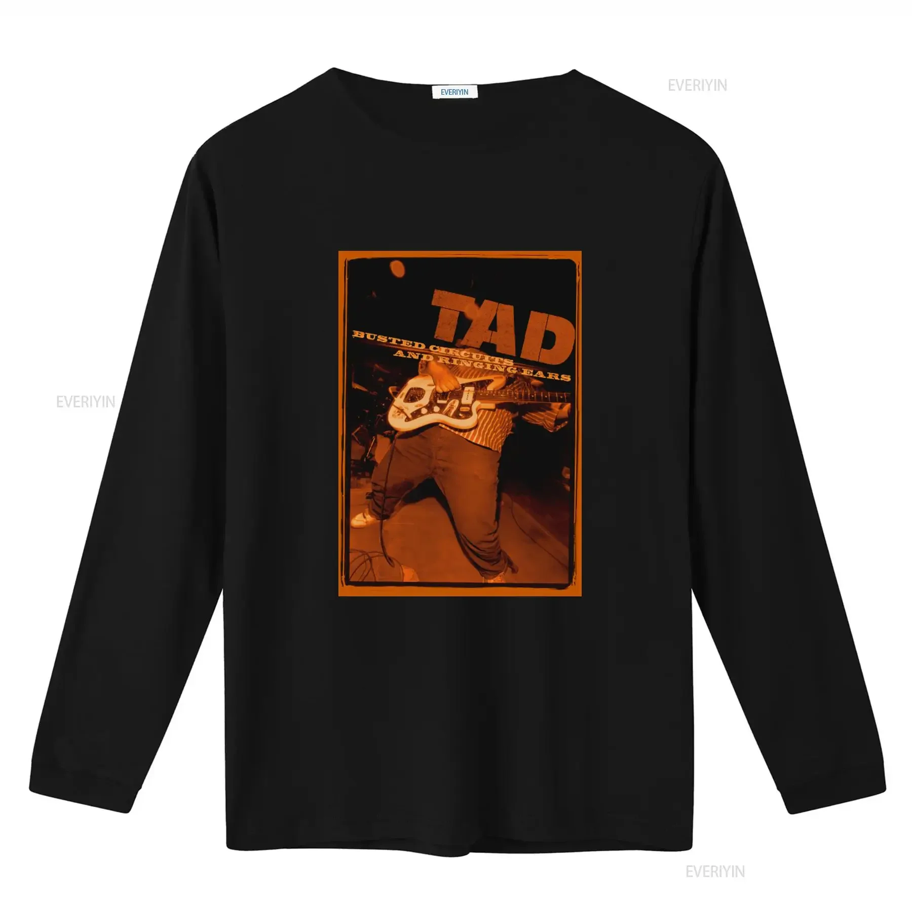TAD Band Busted Circuits And Ringing Ears Rock Concert Guitarist Vintage Style Men's T Shirt vintage Washed streetwear