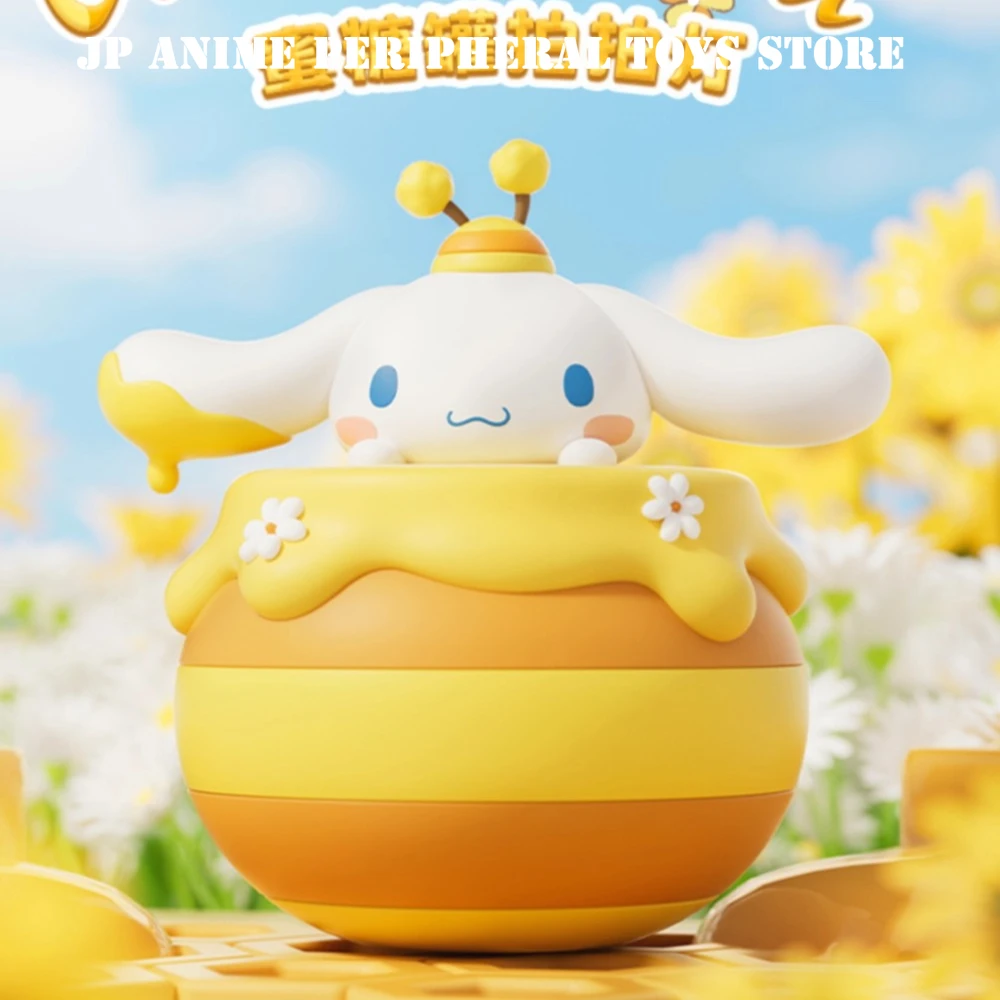 

Оригинальная модель Cinnamoroll, игрушка, милая серия «Медовая банка», ночник, настольные украшения, фанаты, подарки на день рождения, Рождество