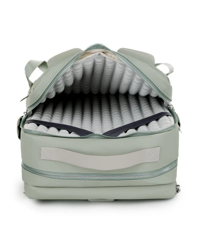 Cushioned airbag backpack that fits both 15.6 and 16-inch laptops for men and women