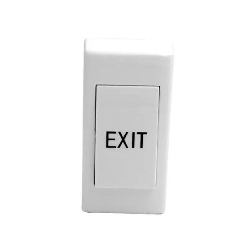 20pcs Mini Plastic Exit Button With Bottom Box Dim: 86 X 43 X 22mm Used For Access Control System