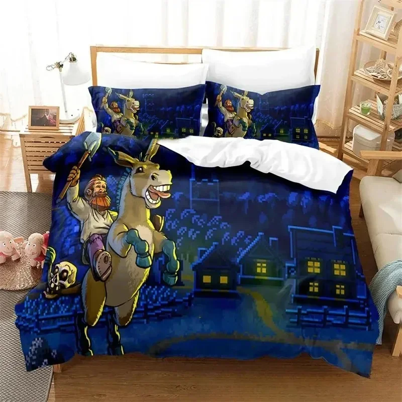 

Game Graveyard Keeper 3D NEW Duvet Cover Pillowcase Bedding Set Adult Boy Girl Bedroom Decoration Children Single Double Large