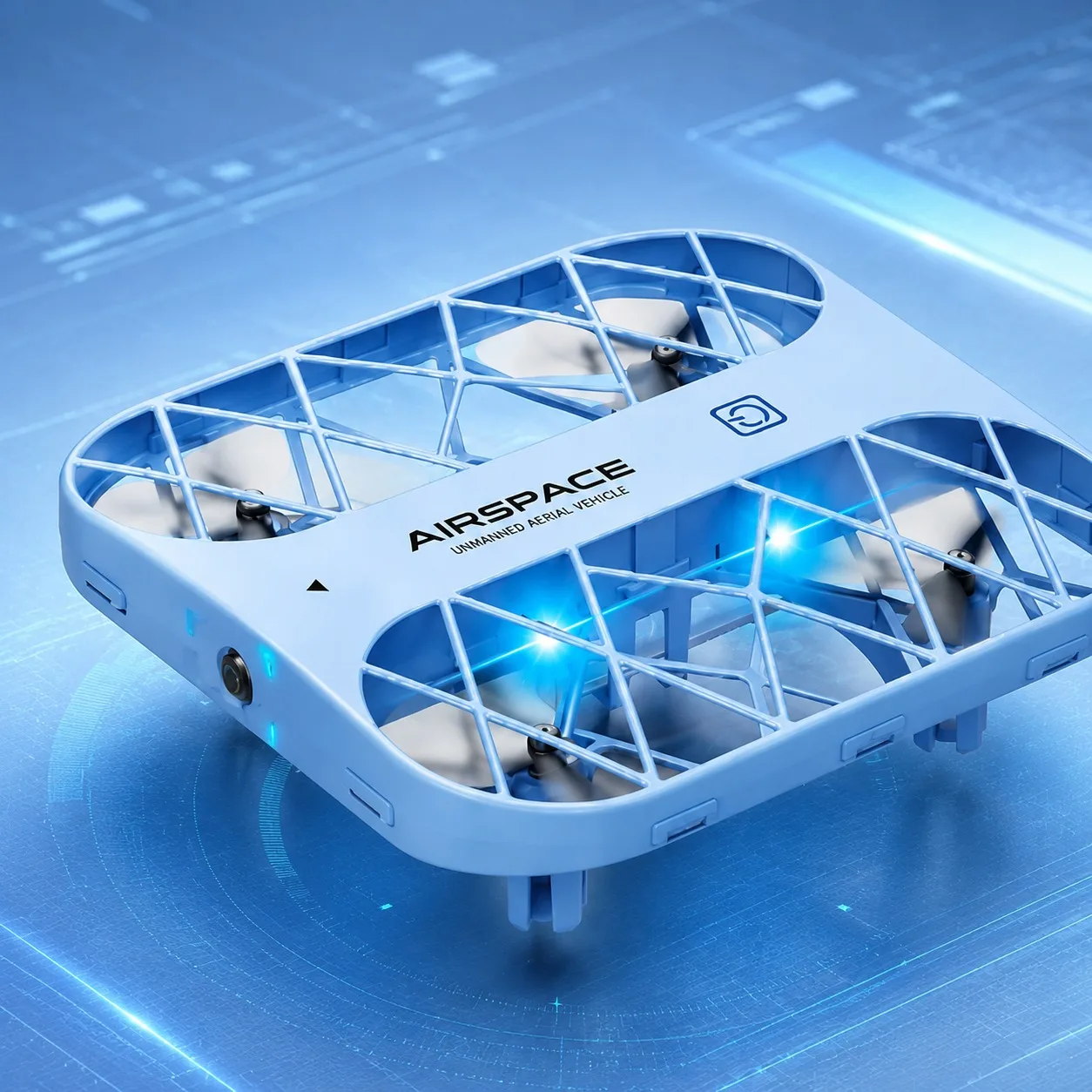 

Mini Simulation Drone Model Static Desk Ornament