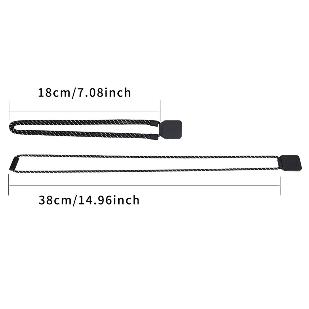 Magnetisches Halsband für Insta360 Mic Pro, verstellbares geflochtenes Anti-Verlust-Seil für drahtlosen Mikrofon-Sender, Schnellverschluss-Kabel – Detail 1