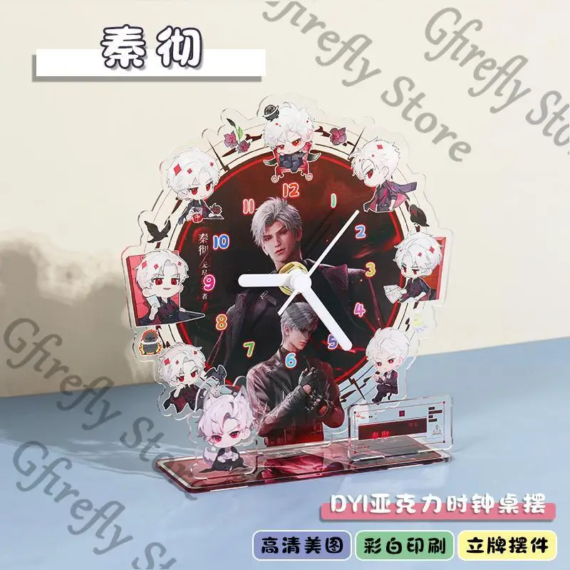 

Standing Sign Clock Colleagues Love and Deepspace Indicative Board Ambitus Sylus Desktop Decoration Horloge Anime Gift