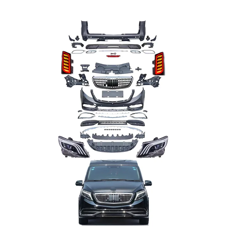 

Higher Quality V-Class Commercial Vehicle Body Kits Bumper Guards Body Kits for Mercedes-Benz V-Class W447 V260 V250 V220